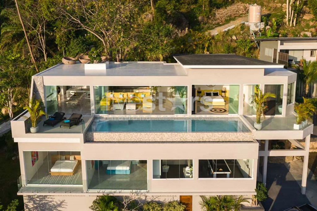 Villa moderne avec une vue mer exceptionnelle à vendre à Chaweng Noi, photo 2