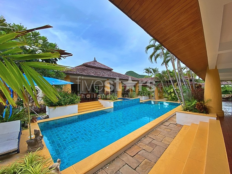 Thai Bali Inspired Villa For Sale in Huana with 5 Bedrooms and Large Garden