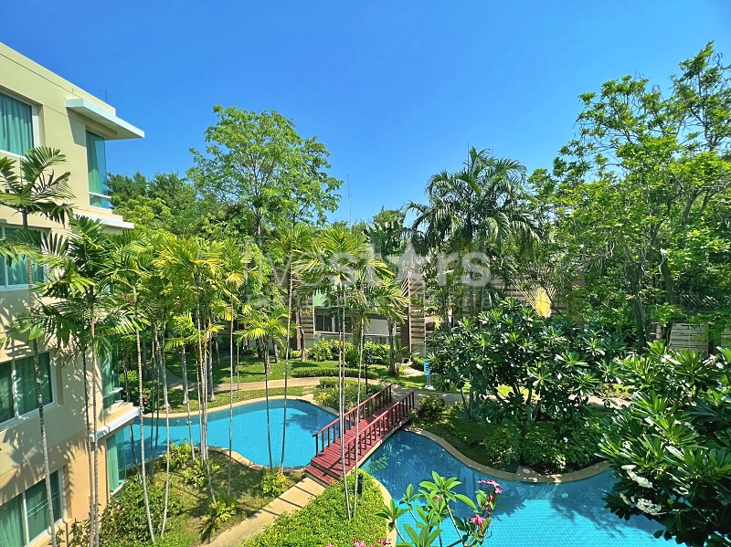 3-Bedroom Condo with Pool View at Baan Saen Ploen, Hua Hin – Prime Location, Fully Furnished