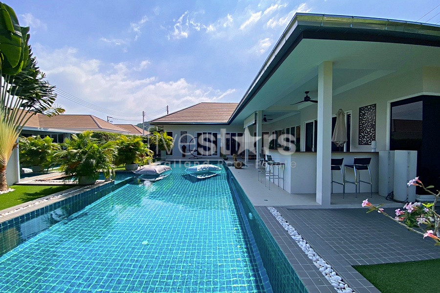 Modern 3 Bedroom Luxury Pool Villa For Sale in Huana Hua Hin, photo 4