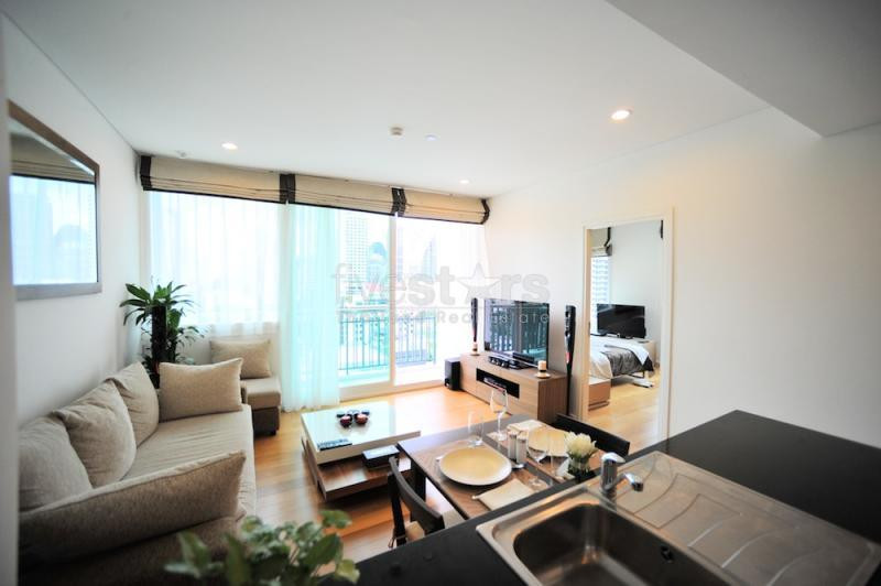à Bangkok, appartement refait à neuf avec 1 chambre quartier Asoke, photo 3