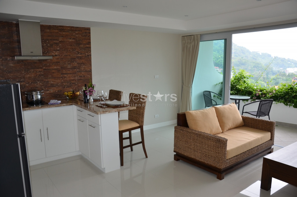 Appartement 1-chambre dans une belle résidence surplombant la baie de Kata, photo 2