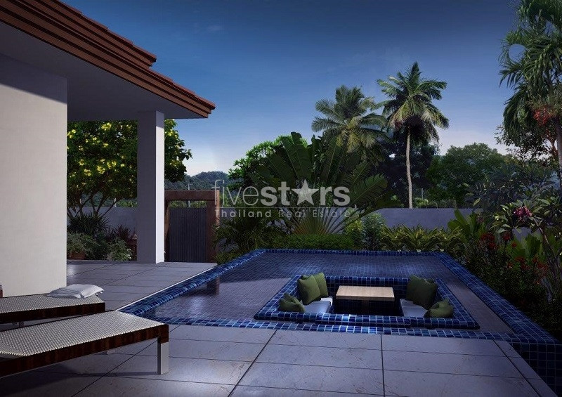 Villa 2-chambres avec piscine et une vue panoramique sur les collines de Hua Hin, photo 3
