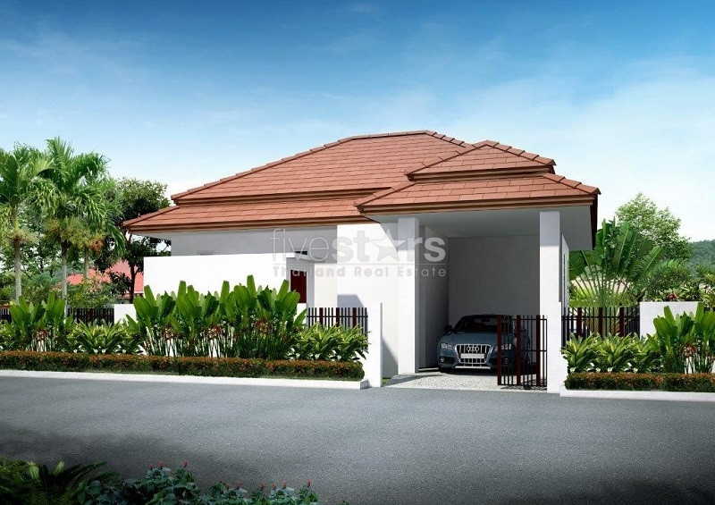 Villa 2-chambres avec piscine et une vue panoramique sur les collines de Hua Hin, photo 5