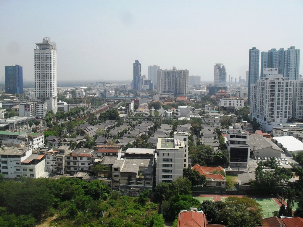 1 bedroom with beautiful view overlooking Sathorn and Rama 3 area