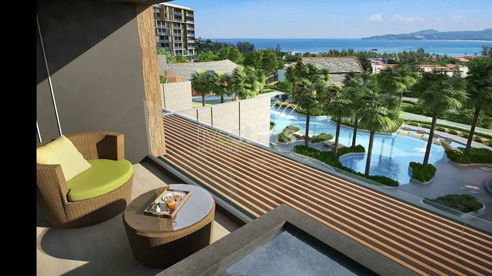 Residence neuve avec une superbe vue mer proche des plages de Surin et Bang Tao