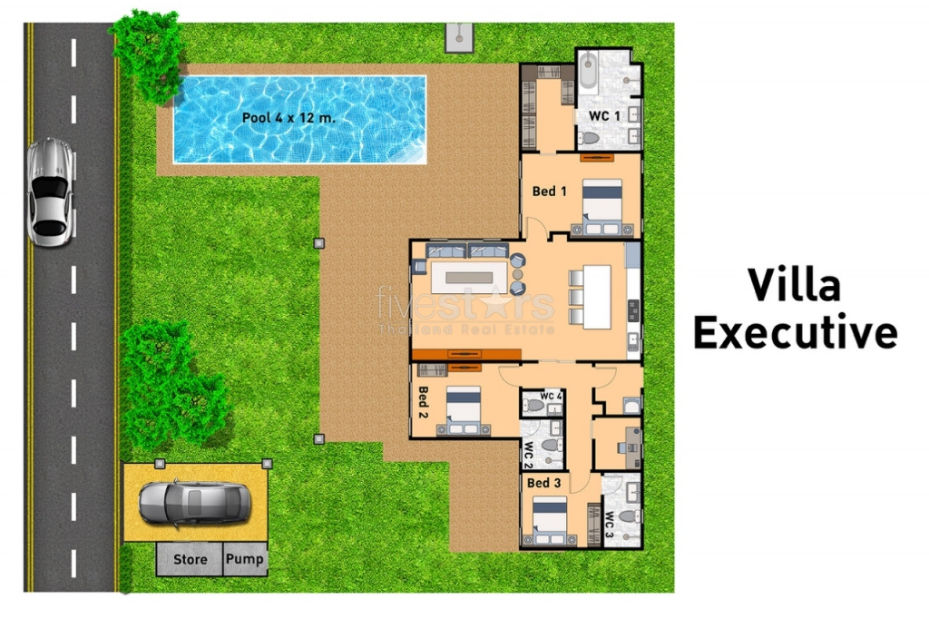 Villa tropicale avec piscine, photo 8