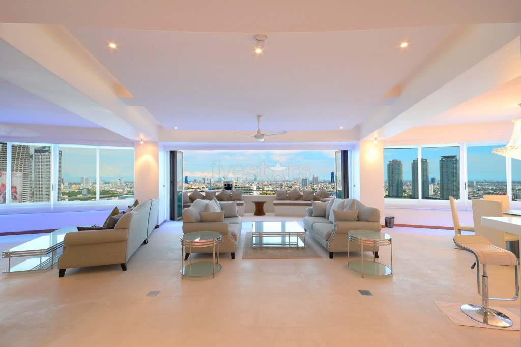 2-chambres moderne avec une superbe vue sur le fleuve Chao Phraya, photo 2