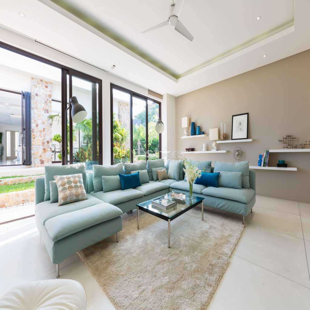 Villa contemporaine avec une vue mer panoramique à Choeng Mon, photo 8