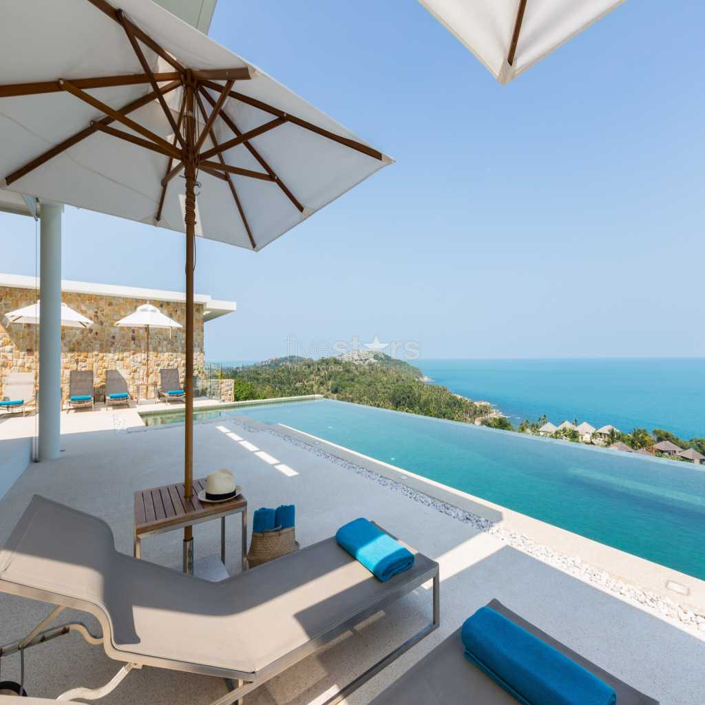 Villa contemporaine avec une vue mer panoramique à Choeng Mon, photo 2