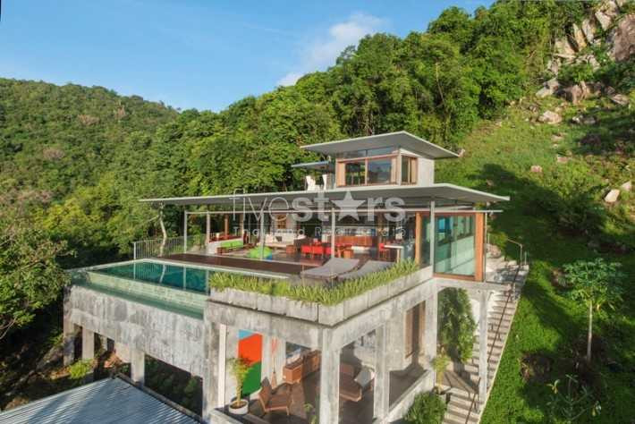 Villa 6-chambres avec vue mer à Laem Sor