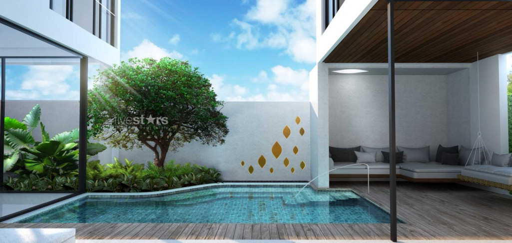 Villa neuve avec piscine privée à distance de marche de la plage, photo 2