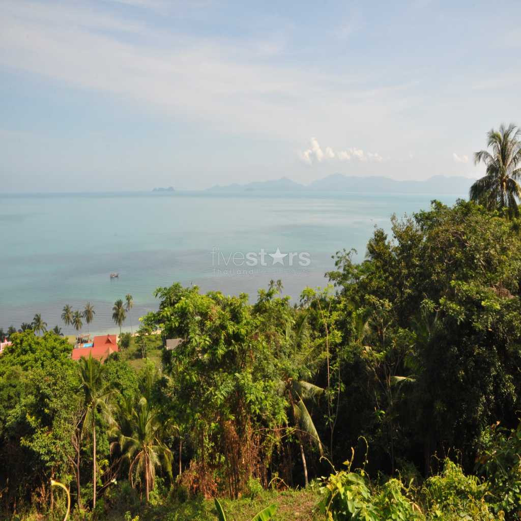 Terrain avec une vue imprenable sur Koh Phangan et Koh Tao