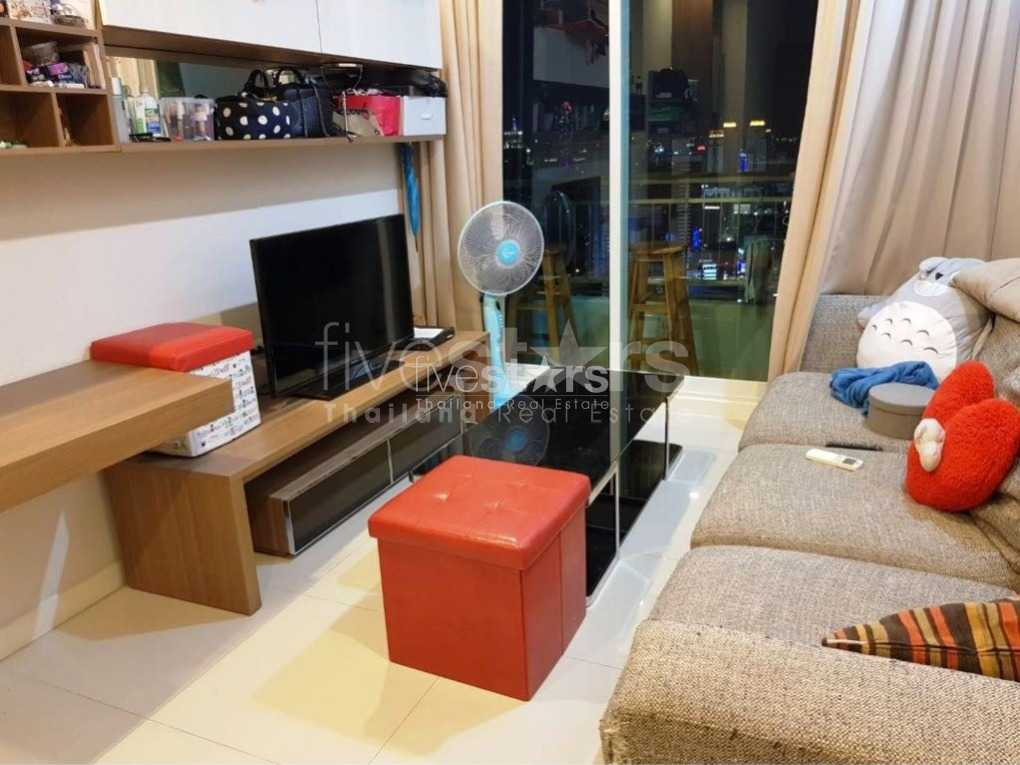 Appartement moderne d'une chambre en étage élevé à Nana/Petchaburi, photo 5