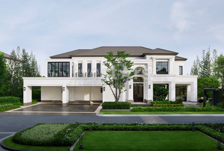 4 bedrooms super luxury house in compound Baan Sansiri Pattanakarn