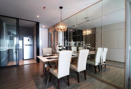 High floor unit 2 bedrooms condo for rent near BTS Ekamai