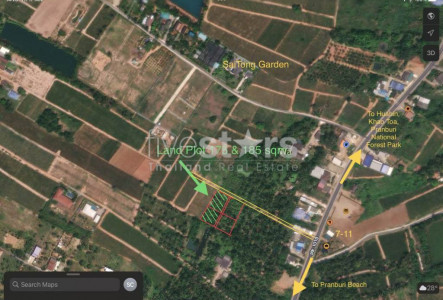 2 plots land for sale on Huahin-Pranburi Soi 105 