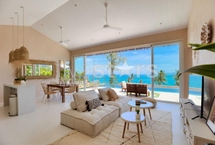 Sea-view pool villa with 2 bedrooms for sale in Koh Samui