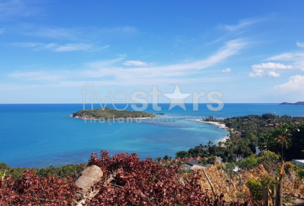 3 sea view plots for sale between Choeng Mon and Chaweng