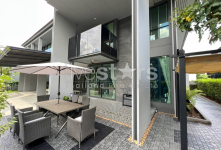 4+1-bedroom luxury house for rent located Rama 9 - Krungthep Kreetha  