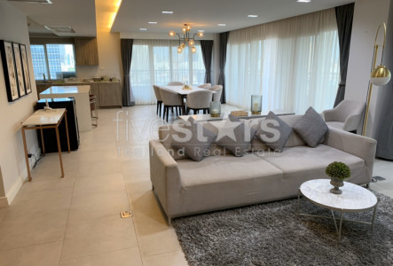 3 bedroom modern condo for rent on Sathorn