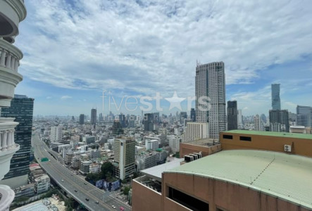2-bedroom condo for rent close to Saphan Taksin BTS Station 
